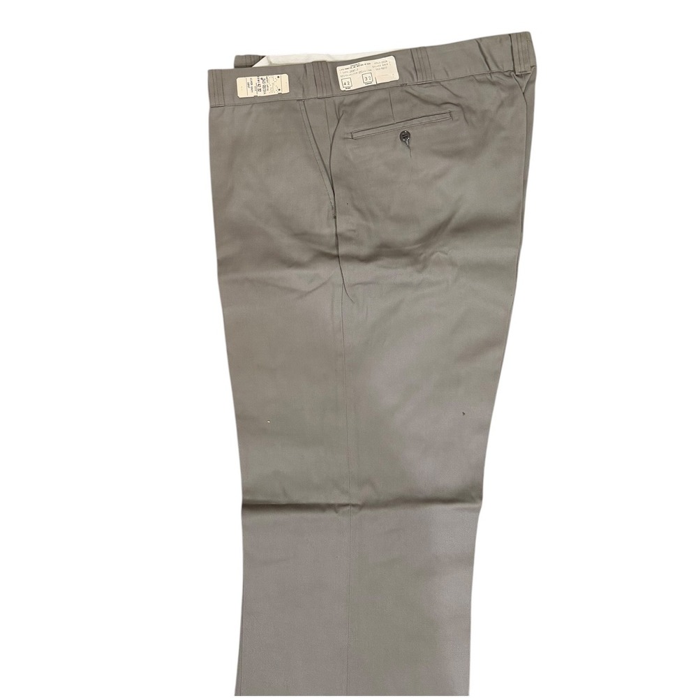 Vtg 70s Big Mac Men NWT silver Grey Work Trousers Pants 42x32 Deadstock JcPenney